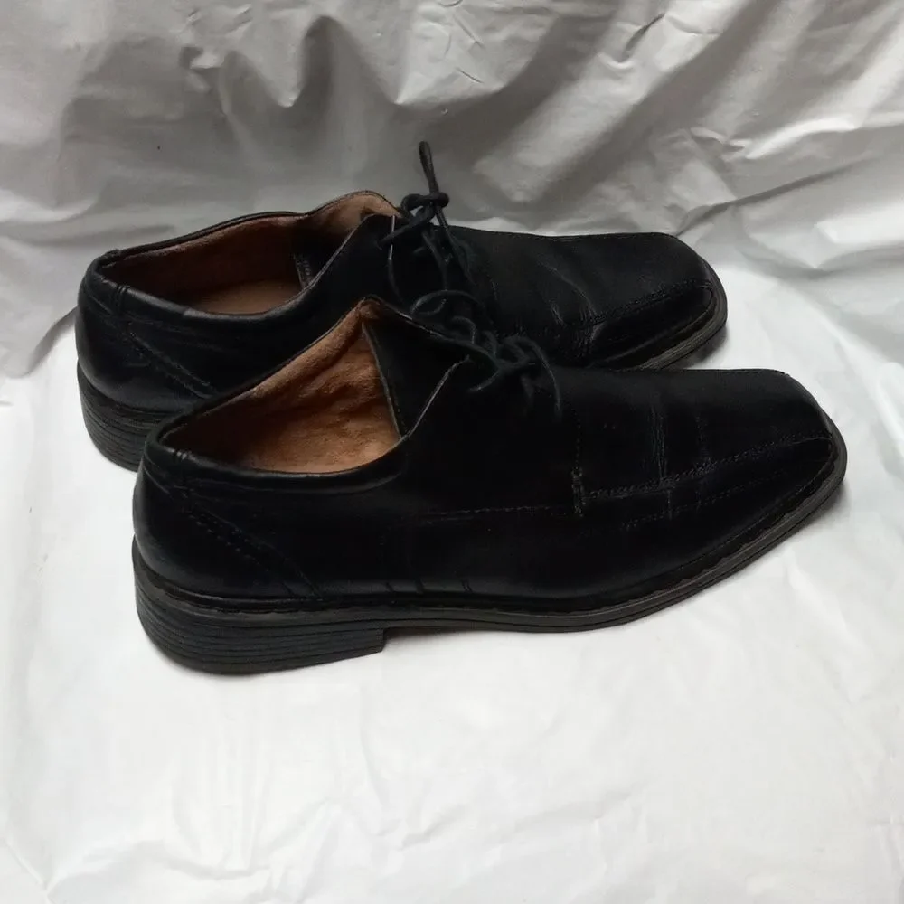 Florsheim Shoes Mens 11 Casual Oxfords Black Leather Derby Comfort